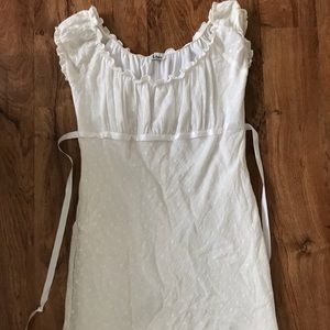 White Eyelet Dress